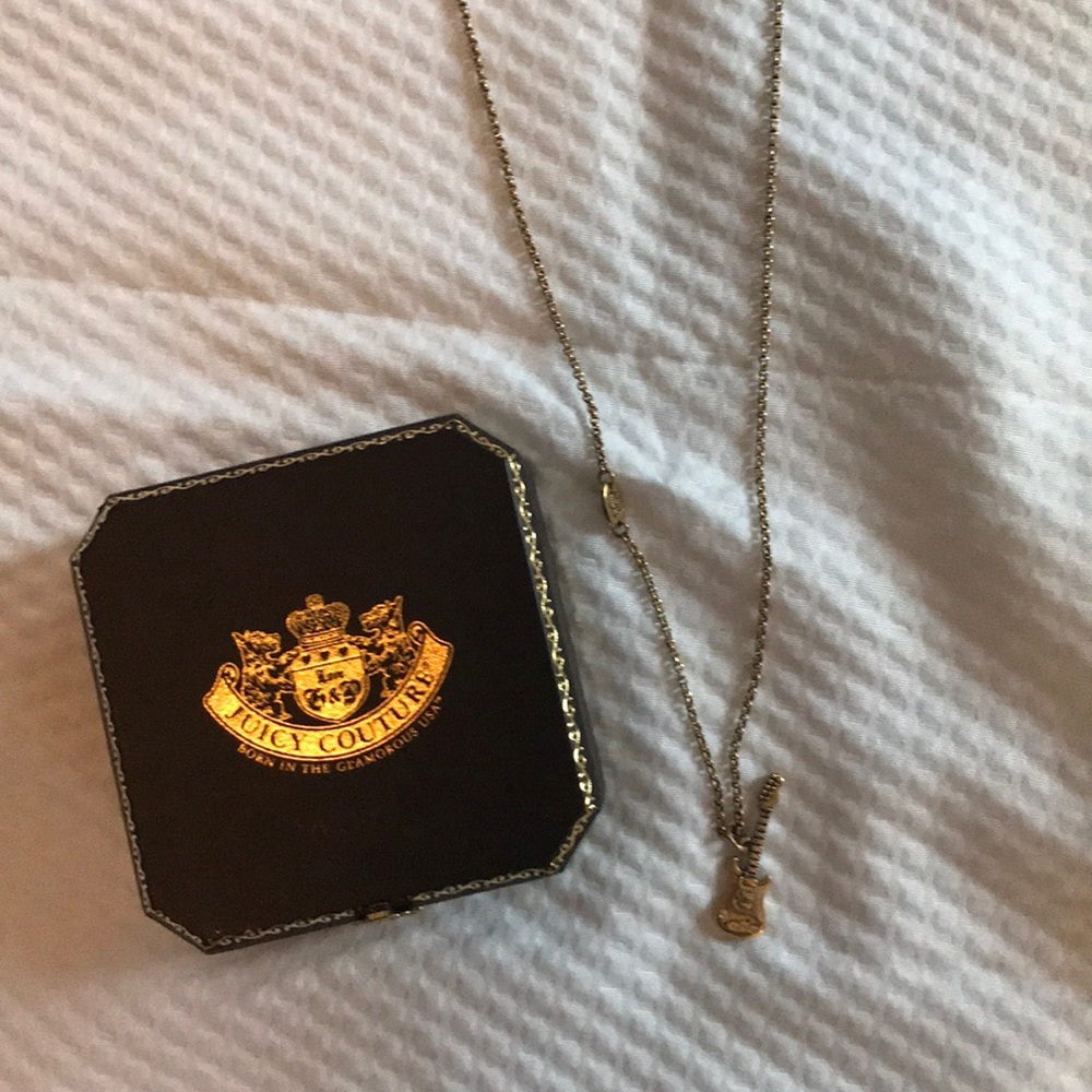 Juicy Couture Guitar Necklace